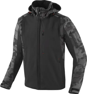 Obrázok produktu pre Bogotto Win-D Camo Motorrad Textiljacke, schwarz/camouflage, L