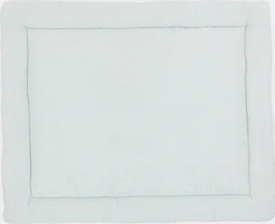 Produktbild von KraftKids Krabbeldecke Musselin goldene Punkte auf Grün 130 cm x 130 cm