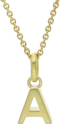 Produktbild von JuwelmaLux Anhänger 925/000 Sterling Silber vergoldet Buchstabe "A" JL16-02-0428