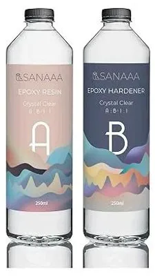 Zdjęcie produktu dla Żywica epoksydowa crystal clear 250G do biżuterii rzemiosła stoły artystycz