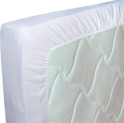 Productafbeelding van Famanu matrasbeschermer, molton van biologisch katoen, wit, 90 x 190 cm - Hoogwaardig en duurzaam