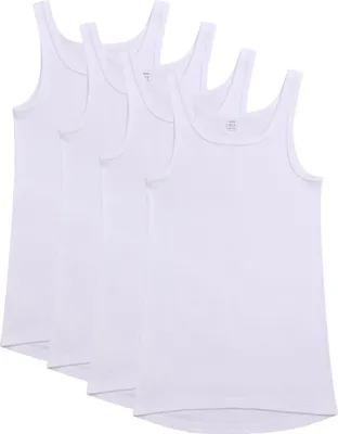 Produktbild von Ammann 4er Pack Organic Baumwolle Feinripp Unterhemd / Tanktop Feinripp Qualität, Angenehm auf der Haut, Gute Passform