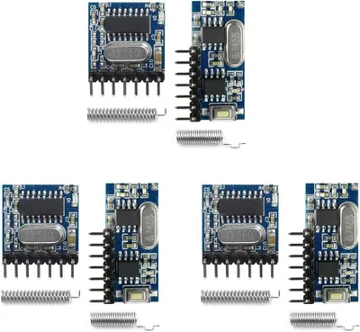 Image de Télécommande 433 MHz, émetteur-récepteur 4 canaux, télécommande pour la maison et la voiture