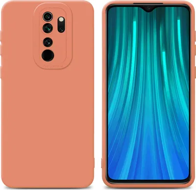 Produktbild von Cadorabo Hülle für Xiaomi RedMi NOTE 8 PRO Schutz Hülle in Orange TPU Silikon Etui Case Handyhülle