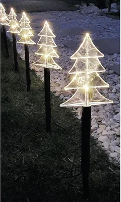 Produktbild von F-H-S Leuchtstäbe Tannenbaum 5Stück IP44 Batteriebox