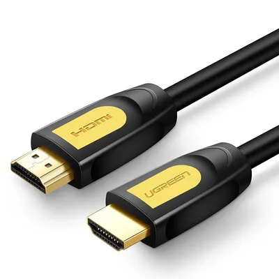 Produktbild von Ugreen 10128, 1,5 m, HDMI Typ A (Standard), HDMI Typ A (Standard), 18 Gbit/s, Schwarz, Gelb