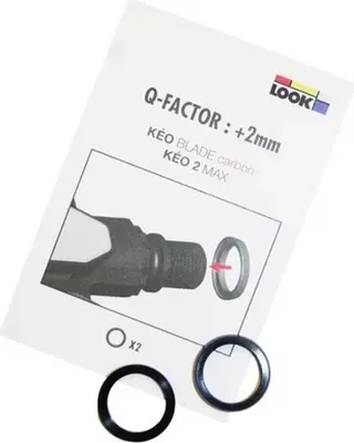 Produktbild von Look Q Pedalabstandshalter Silber Silber One Size