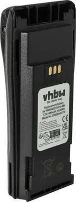 Produktbild von vhbw Akku Ersatz für Motorola NNTN4497A, NNTN4497, NNTN4496AR, NNTN4496, NNTN4497AR für Funkgerät, Walkie Talkie (1400 mAh, 7,2 V, NiMH) + Gürtelclip