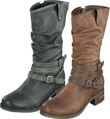 Produktbild von Mustang Damen Stiefel Halbschaftstiefel 1229-605, Größe:39 EU, Farbe:Braun