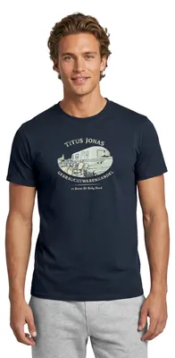Produktbild von Spreadshirt Die Drei Fragezeichen warenhandel Männer T-Shirt, M, Navy