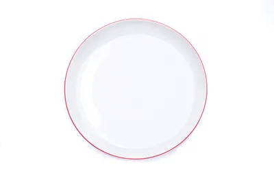 Zdjęcie produktu dla Thun 1794 Tom, płytki talerz, czerwony pasek, 26 cm, porcelana, Thun