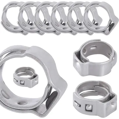 Produktbild von Schlauchschellen 1Ohr B:5 mm Ø10.8-13.3 mm 10-tlg.