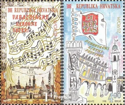 Produktbild von Briefmarken Kroatien 1998 Mi 447-448 (kompl.Ausg.) postfrisch Feste und Feiertage