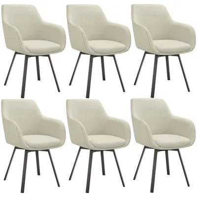 Obrázek produktu pro tectake® Otočné křeslo Alicon čalouněné 57 x 59 x 88 cm