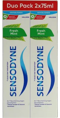Image de Dentifrice Sensodyne Fresh Mint 2 x 75 ml (150 ml)