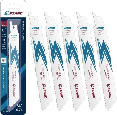 Obrázok produktu pre Pílové listy EZARC 150 mm 14TPI na rezanie kovov 5 kusov