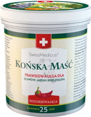 Zdjęcie produktu dla Końska maść rozgrzewająca 250 ml - Herbamedicus HERBAMEDICUS