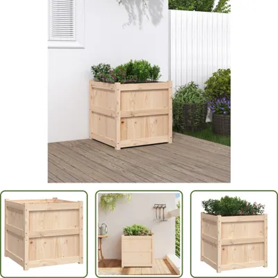 Immagine prodotto di The Living Store Fioriera 60x60x60 cm in legno di pino massiccio