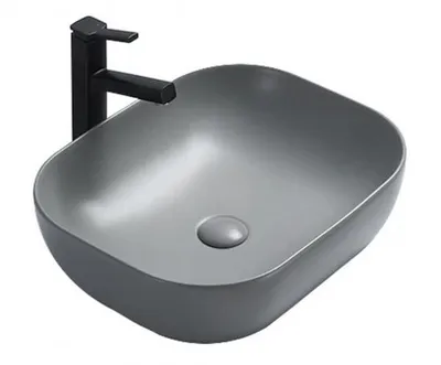 Produktbild von Mexen Rita Aufsatzwaschbecken 45 x 32 cm, hellgrau matt - 21084561