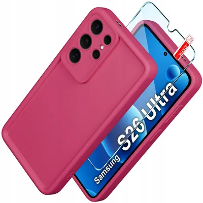 Productafbeelding van Siliconen hoesje voor Samsung S26 Ultra (mat) + schermbeschermfolie