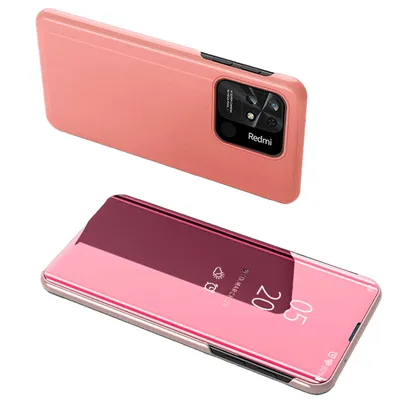 Zdjęcie produktu dla Clear View Case Różowy dla Xiaomi Redmi 10C - Stylowa Ochrona KP26591