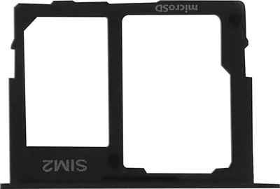 Obrázek produktu pro Clappio, držák pro dvě SIM karty a kartu Micro-SD pro telefon Samsung Galaxy A41, černý