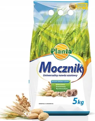 Obrázok produktu pre Dusíkaté hnojivo močovina Planta granulát 5 kg 5 l
