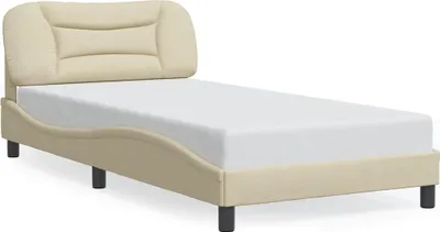 Obrázek produktu pro vidaXL Rám postele bez matrace "Hvar" krémový 100x200 cm látka