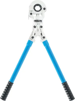 Imagen del producto de Kit de herramienta para crimpar tubos PEX - Azul oscuro - Fuerza de crimpado de 6 toneladas y mangos ajustables