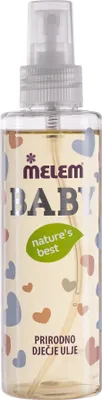 Produktbild von Melem Baby Oil 150 ml – Sanftes Pflegeöl für Babyhaut