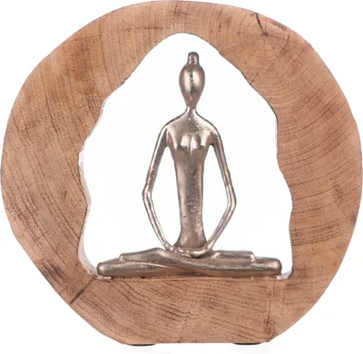 Produktbild von Casablanca by Gilde Dekofigur Skulptur Health silber, handgearbeitet H. 27 cm,81020