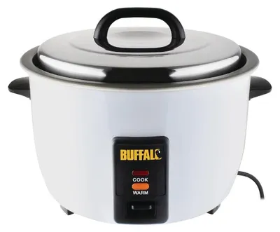Immagine prodotto di Cuociriso Buffalo Gastro – Capacità 4,2 l per riso secco, 10 l per riso, pentola interna antiaderente, 230 V