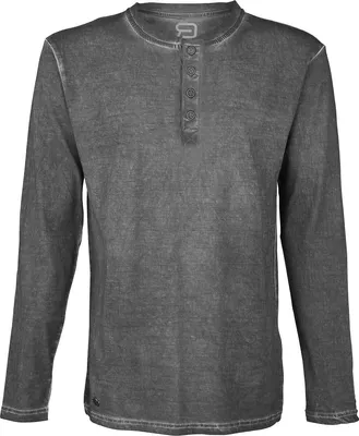 Produktbild von RED by EMP Herren graues Langarmshirt im Used-Look L