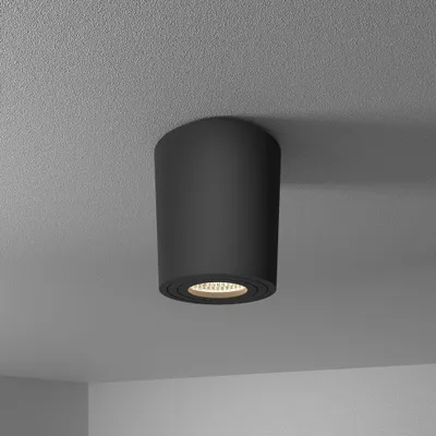 Produktbild von hoftronic LED Deckenspot 4W 345lm 4000K GU10 Schwarz IP65 dimmbar