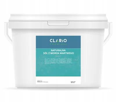 Obrázek produktu pro Přírodní sůl z Mrtvého moře do koupele Clario Chemical, kvalita 5 kg, 5000 g