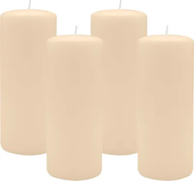 Produktbild von 4er Set Adventskranzkerzen Vanilla Bisquit Ø 80 x 200 mm