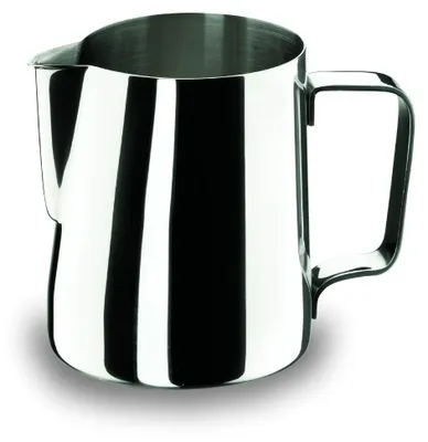 Milchkännchen Edelstahl 0,25 L mit Deckel, spülmaschinengeeignet