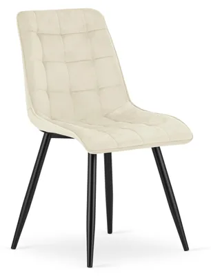 Imagen del producto de Sillón reclinable - Marca: Leobert - Modelo: Split - Tapizado: Terciopelo beige claro / Patas: Negras