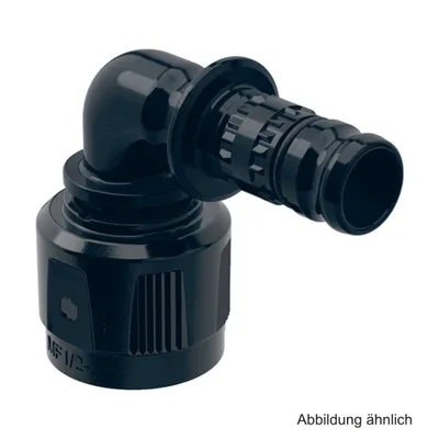 Produktbild von Geberit Mepla MasterFix Übergangswinkel 90 Grad 16 mm x MF20 (PVDF)