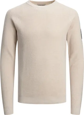 Zdjęcie produktu dla Jack & Jones Classic Spring Knit Crew Neck White - Large S
