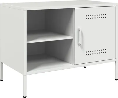 Produktbild von vidaXL TV-Schrank Weiß 68x39x50,5 cm Stahl