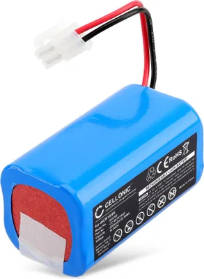Produktbild von CELLONIC 1x Akku für Staubsauger Kompatibel mit Dibea V750, GT9, GT200, Kompatibel mit ECOVACS 4ICR19/65 - (2200mAh , 14.8V)