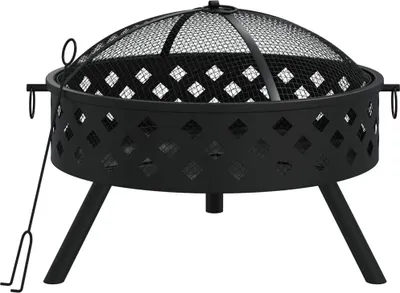 Obrázek produktu pro vidaXL Miska na oheň s pokrem 58 cm XXL Ocel