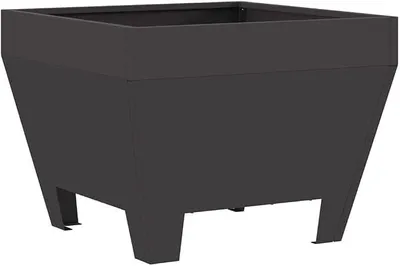 Imagen del producto de Hoguera de acero , 50 x 50 x 38 cm, resistente a la intemperie, chimenea, 7,25 kg - 858942