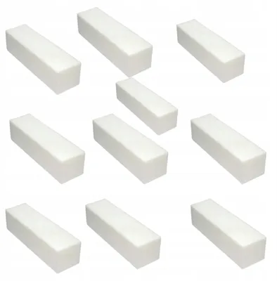 Produktbild von SUNONE Polierblock für Nägel, weiß, Körnung 100/100
