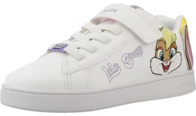 Produktbild von Geox Weiße Eclyper Mädchen-Sneaker 27