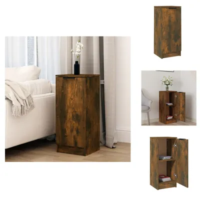 Produktbild von vidaXL Sideboard Räuchereiche 30x30x70 cm Holzwerkstoff -  Sideboards