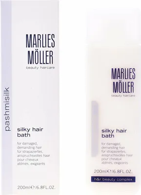 Zdjęcie produktu dla Marlies Moller Pashmisilk Jedwabisty szampon do kąpieli do włosów 200ml