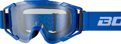 Produktbild von Bogotto B-ST Motocross Brille, blau/weiß, Einheitsgröße