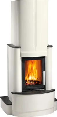 Produktbild von Kachelofen Haas & Sohn Roma II schieferfarbe grau 7 kW